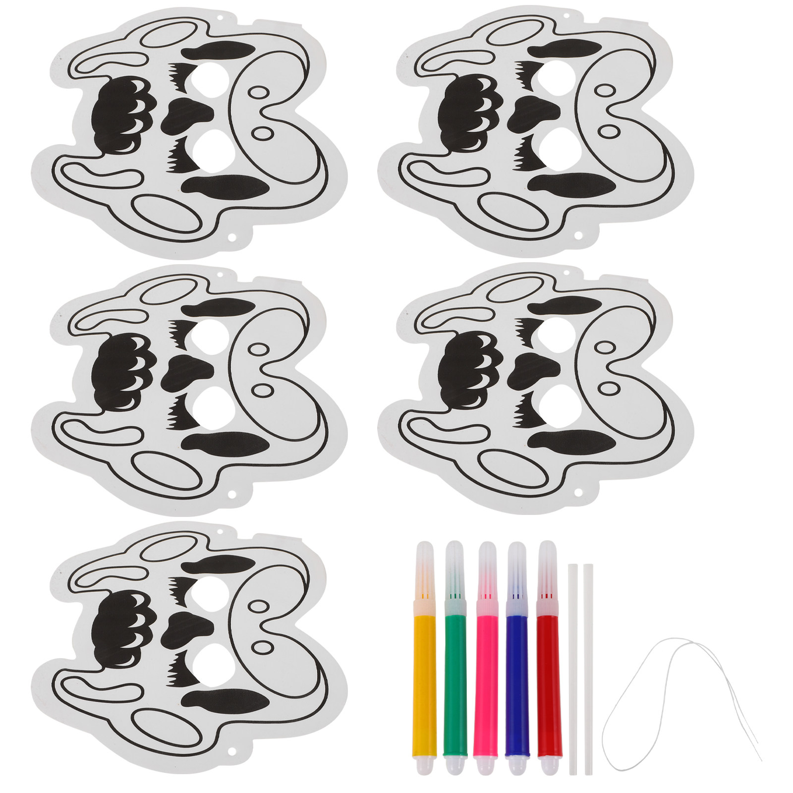 1Set DIY Graffiti Balloon Mask - Art Craft Classes 评论和价格
