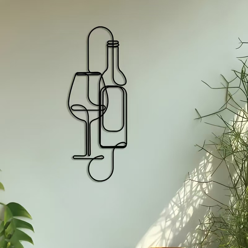 Metal Iron Art Crafts, Line Ar - Art Craft Website 评论和价格
