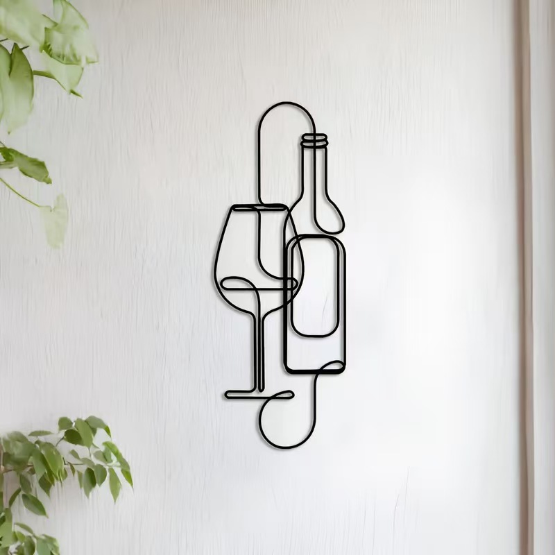 Metal Iron Art Crafts, Line Ar - Art Craft Website 评论和价格