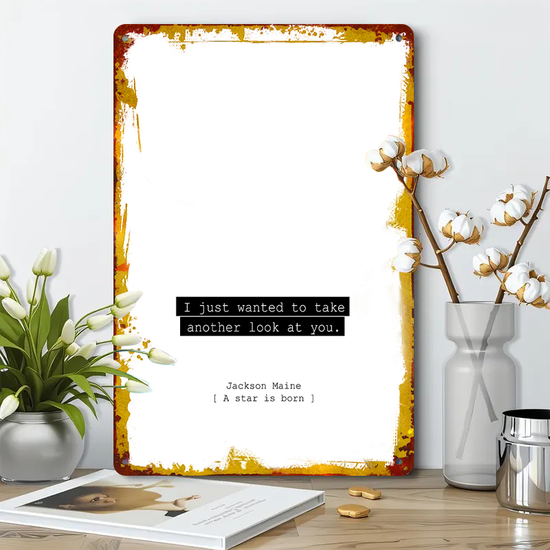 Classic Movie Quote Metal Wall - Art Craft Quotes 评论和价格