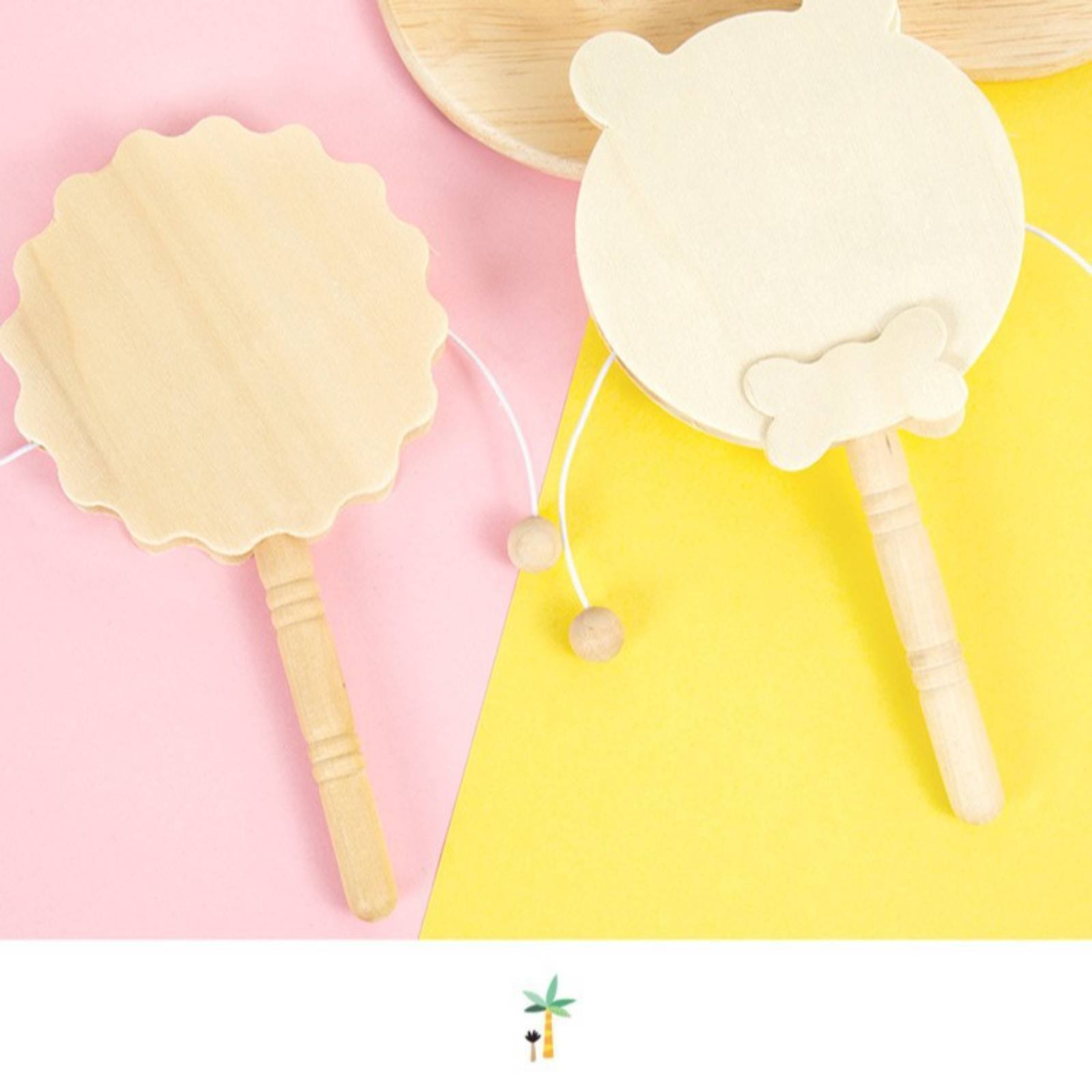 DIY Wooden Rattle Drum Even-Su - Art Craft Workshop 评论和价格