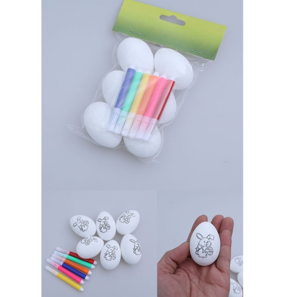 Easter DIY Painting Kit 6 Foam - Art Craft Holiday 评论和价格