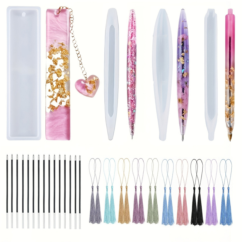 39Pen and bookmark silicone mo - Resin Casting Mold 评论和价格