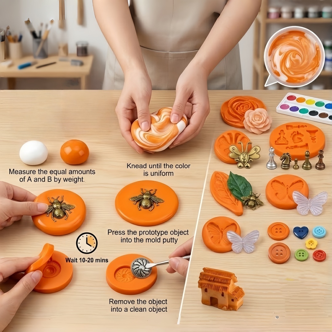 Silicone Putty DIY Crafting Se - Art Craft Kit 评论和价格