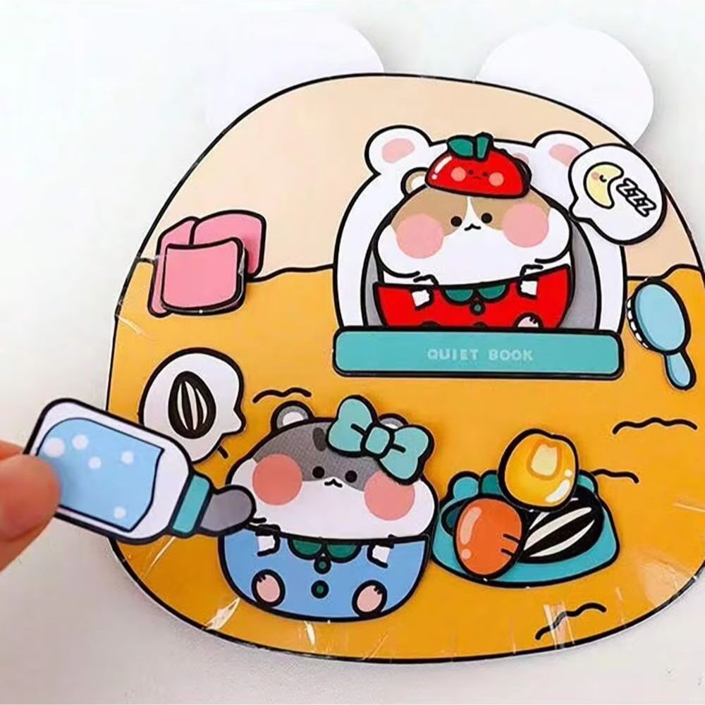 Hamster Keeper Theme DIY Quiet - Art Craft For 3 Year Old 评论和价格