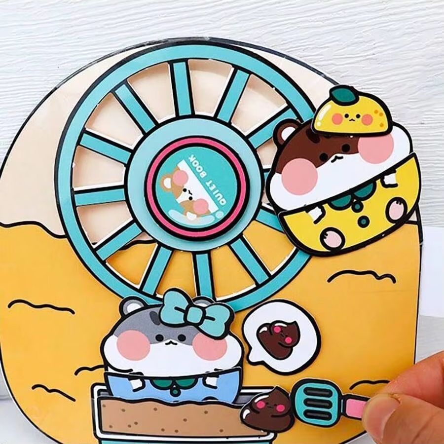 Hamster Keeper Theme DIY Quiet - Art Craft For 3 Year Old 评论和价格