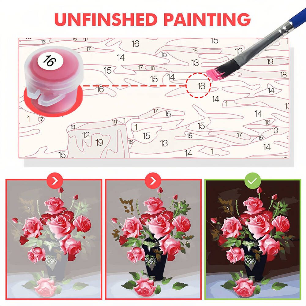Drawing By Numbers Girl Portra - Art Craft Gifts For Adults 评论和价格