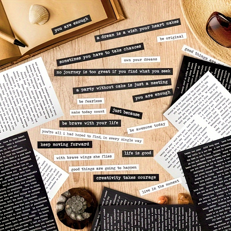 406pcs Inspirational Quote Sti - Art Craft Quotes 评论和价格