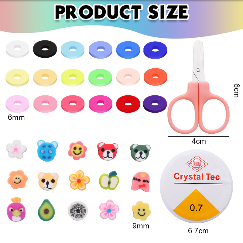 Clay Beads Bracelet Making Kit - Letter S Art Craft 评论和价格