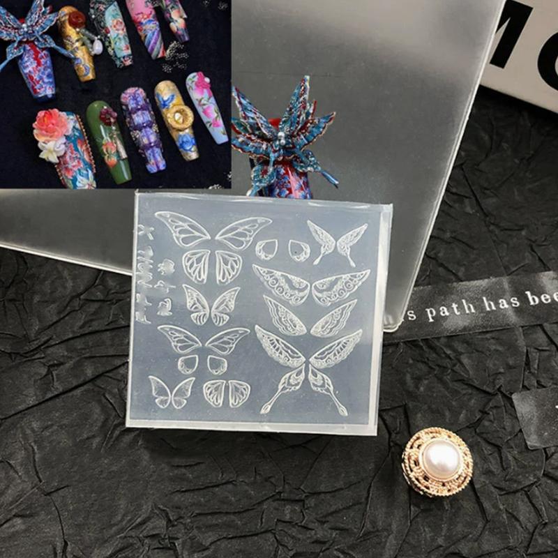 1Pcs Silicone Nail Art Mold Bu - Art Craft Template 评论和价格
