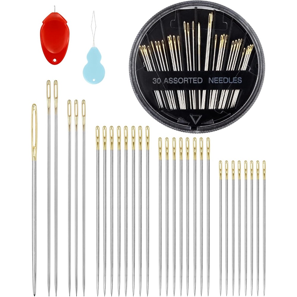 30-Count Steel Hand Sewing Nee - Art Craft Kit 评论和价格