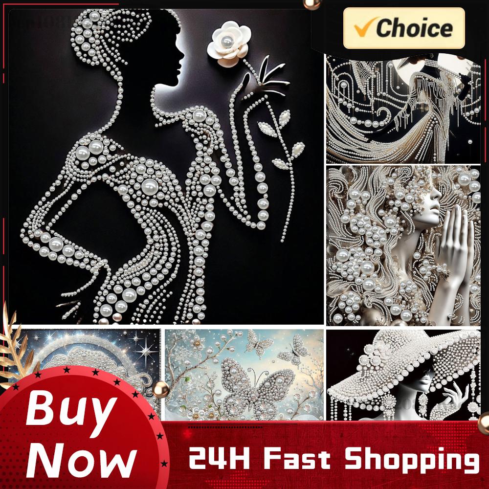 DIY Ladies Pearl Diamond Paint - Art Craft Gifts For Adults 评论和价格