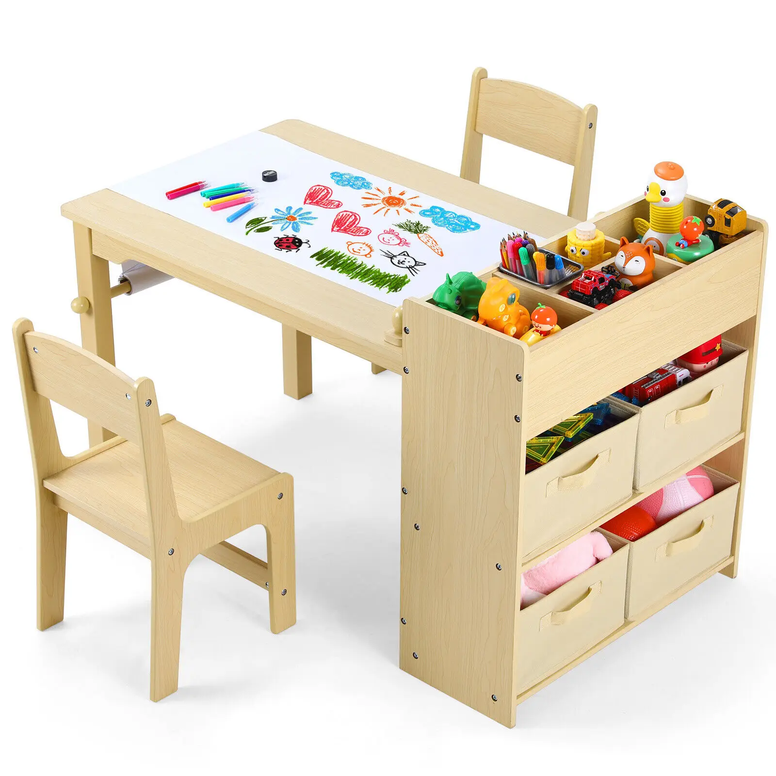 Kids Art Table and Chair Set w - Art Craft Quotes 评论和价格