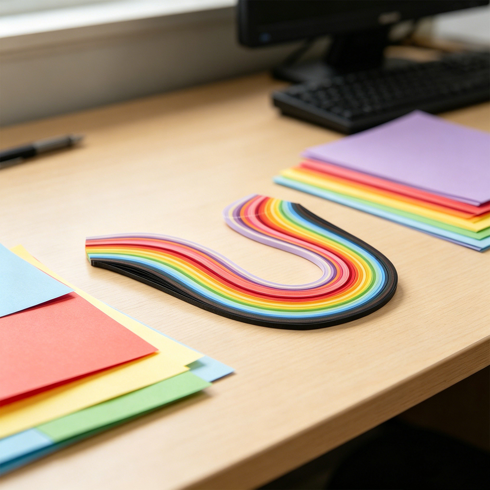 Colorful Quilling Paper Strips - Art Quilling Craft 评论和价格