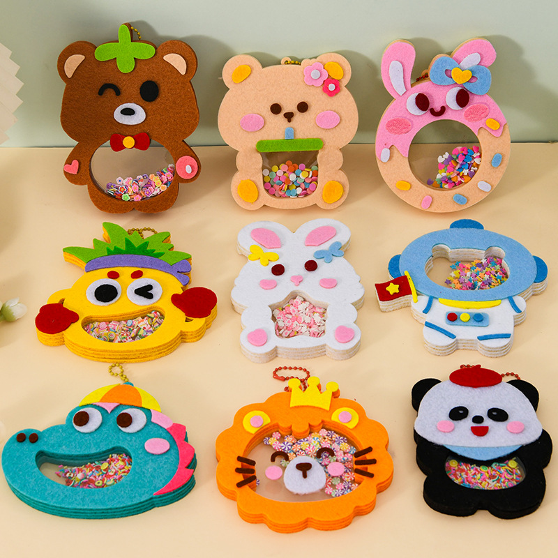 DIY Animal Shake Pendant Art C - Art Craft For 3 Year Old 评论和价格