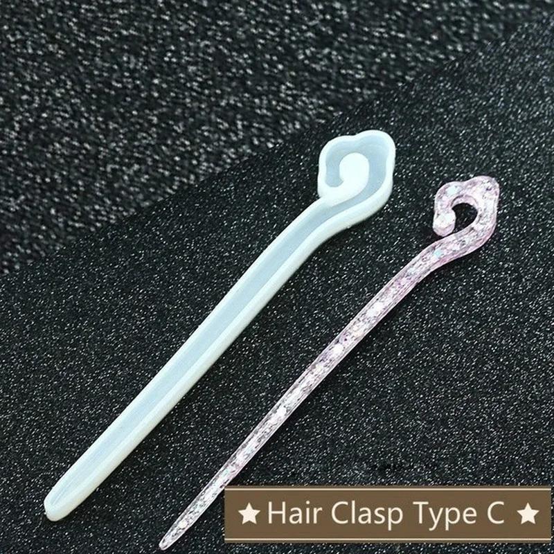 New Transparent Hairpin Silico - Resin Casting Mold 评论和价格