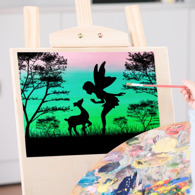 16 Sheets/Set A4 Dream Silhoue - Art Craft Template 评论和价格