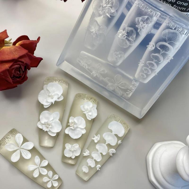 3D Transparent Silicone Nails  - Art Craft Template 评论和价格