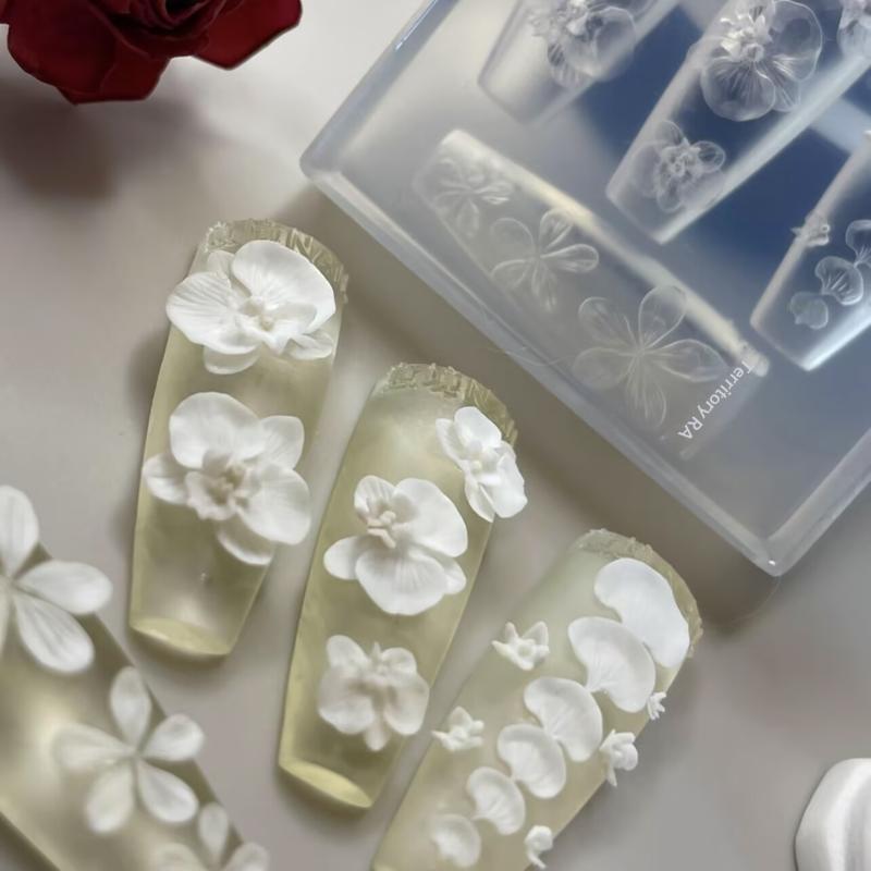 3D Transparent Silicone Nails  - Art Craft Template 评论和价格