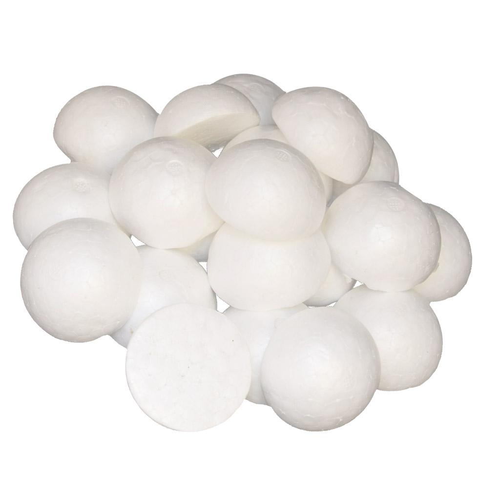 Round White Styrofoam Foam Bal - Art Craft Holiday 评论和价格