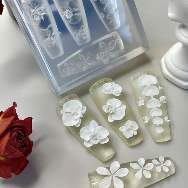 3D Transparent Silicone Nails  - Art Craft Template 评论和价格