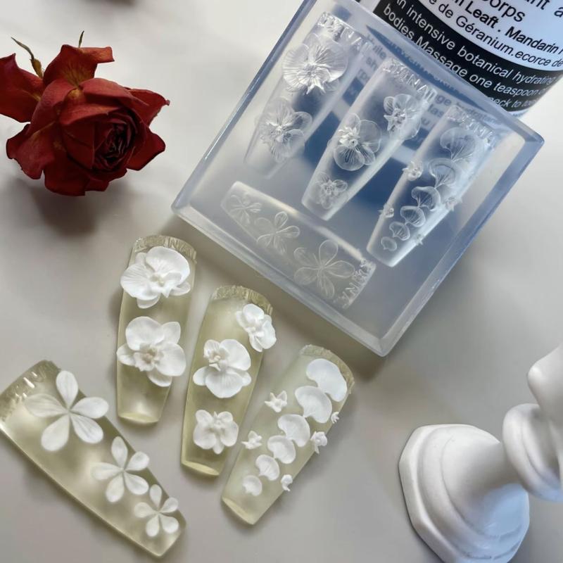 3D Transparent Silicone Nails  - Art Craft Template 评论和价格
