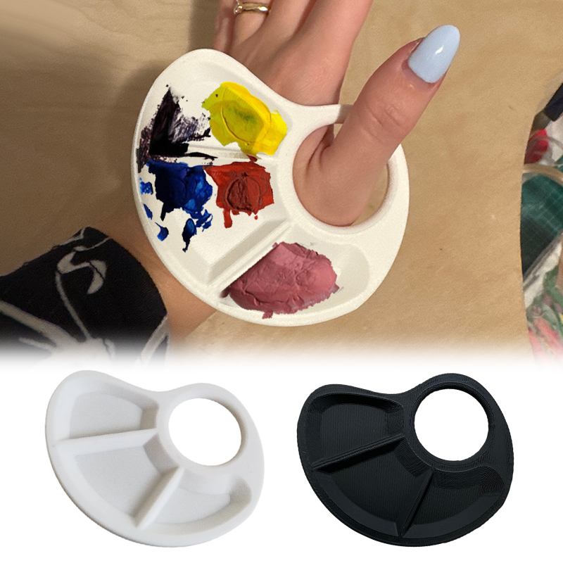 1/2pc Thumb Palette Ergonomic  - Art Craft Classes 评论和价格