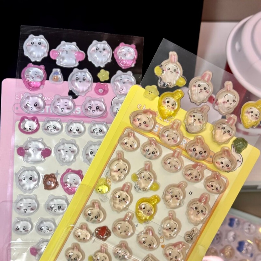 Cute Chiikawa 3D Crystal Embos - Art Craft Stationery 评论和价格