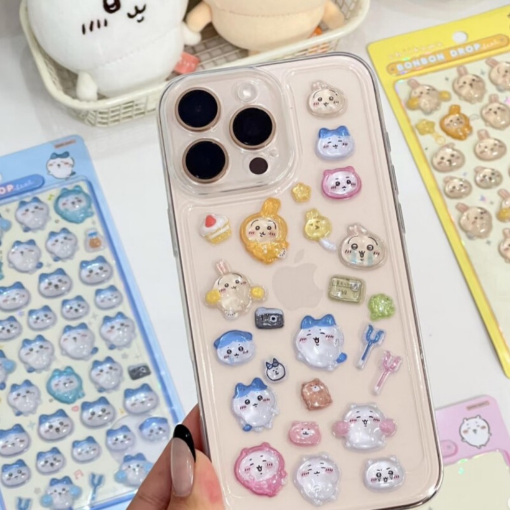 Cute Chiikawa 3D Crystal Embos - Art Craft Stationery 评论和价格