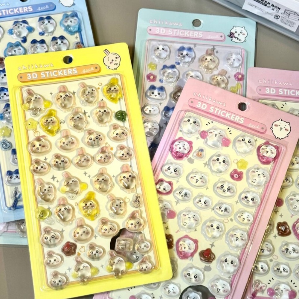 Cute Chiikawa 3D Crystal Embos - Art Craft Stationery 评论和价格