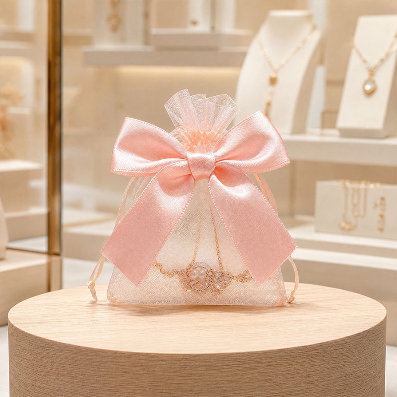 10/20pcs Pink Bow Gift Bags Tr - Art Craft Holiday 评论和价格