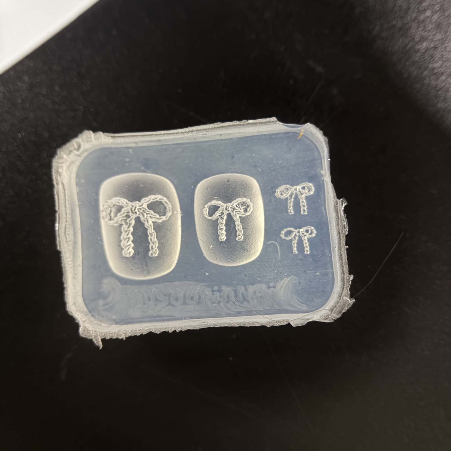 3D Bowknot Silicone Mold Nail  - Art Craft Template 评论和价格