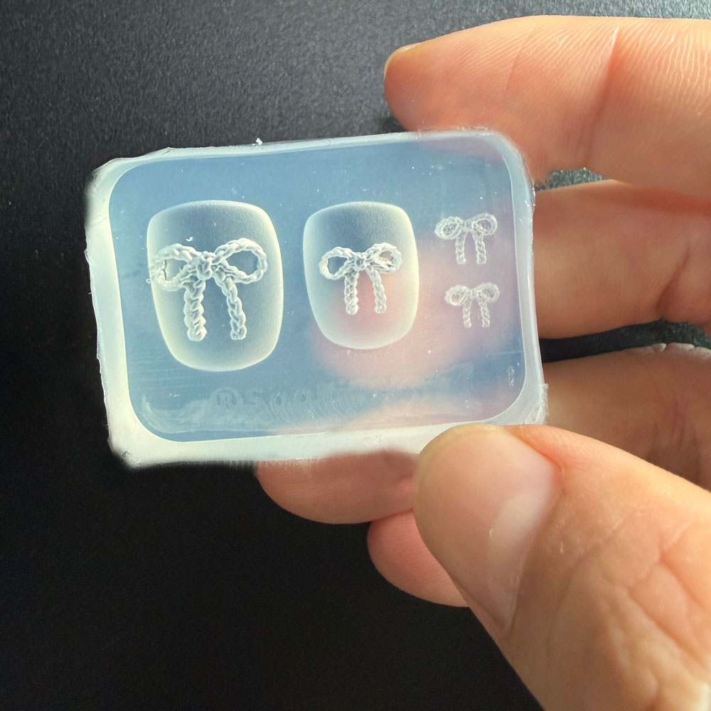 3D Bowknot Silicone Mold Nail  - Art Craft Template 评论和价格