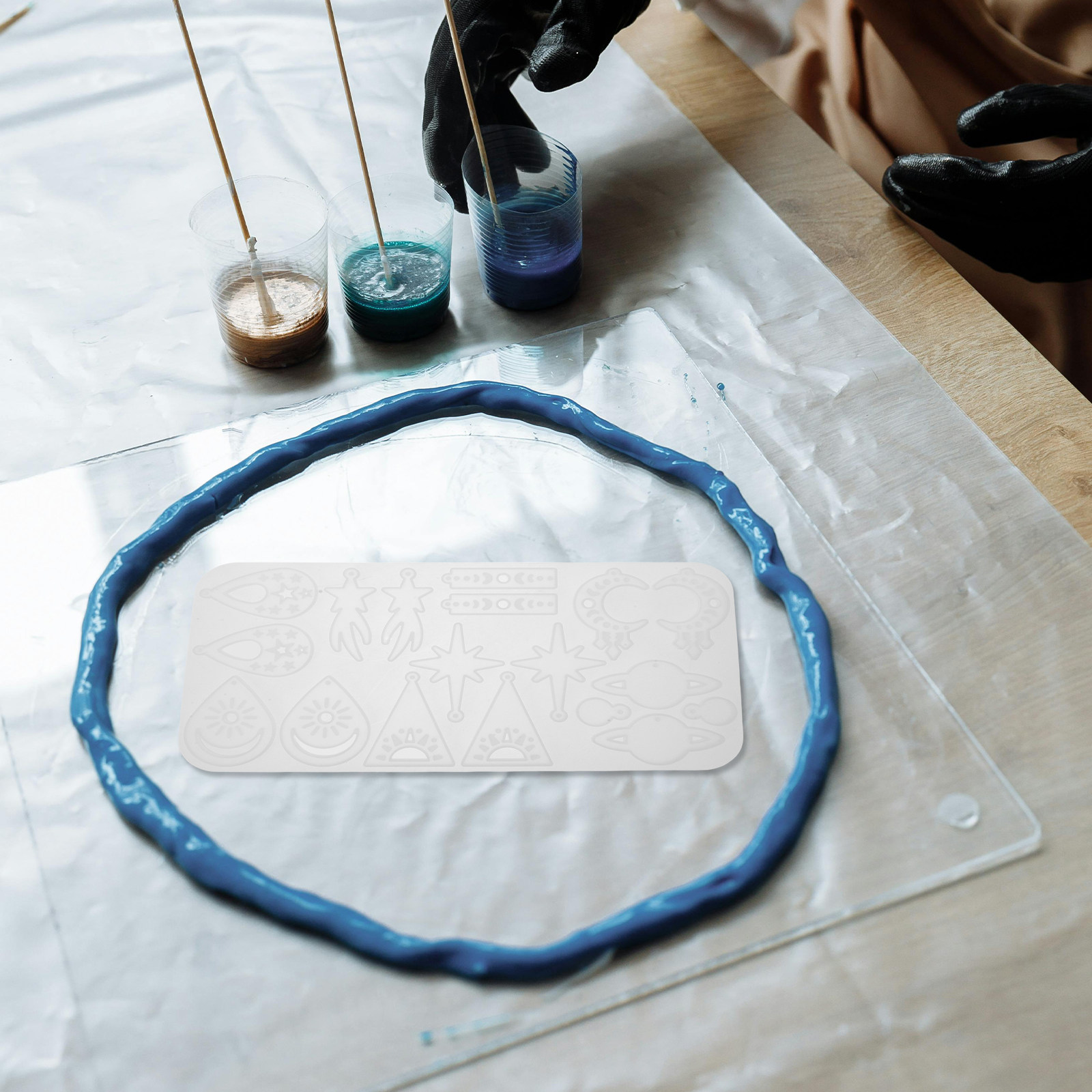 Epoxy Resin Jewelry Molds Sili - Resin Casting Mold 评论和价格