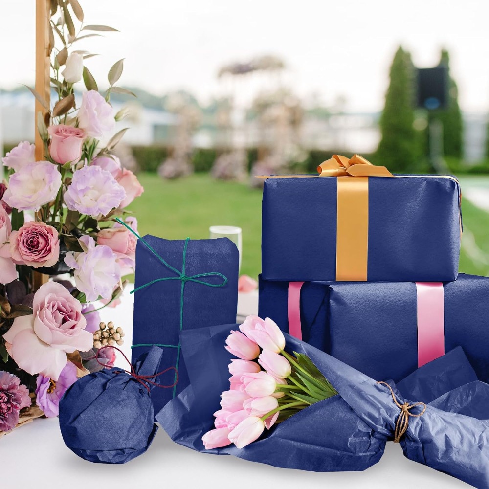 120 Sheets Navy Blue Tissue Pa - Art Craft Gifts 评论和价格