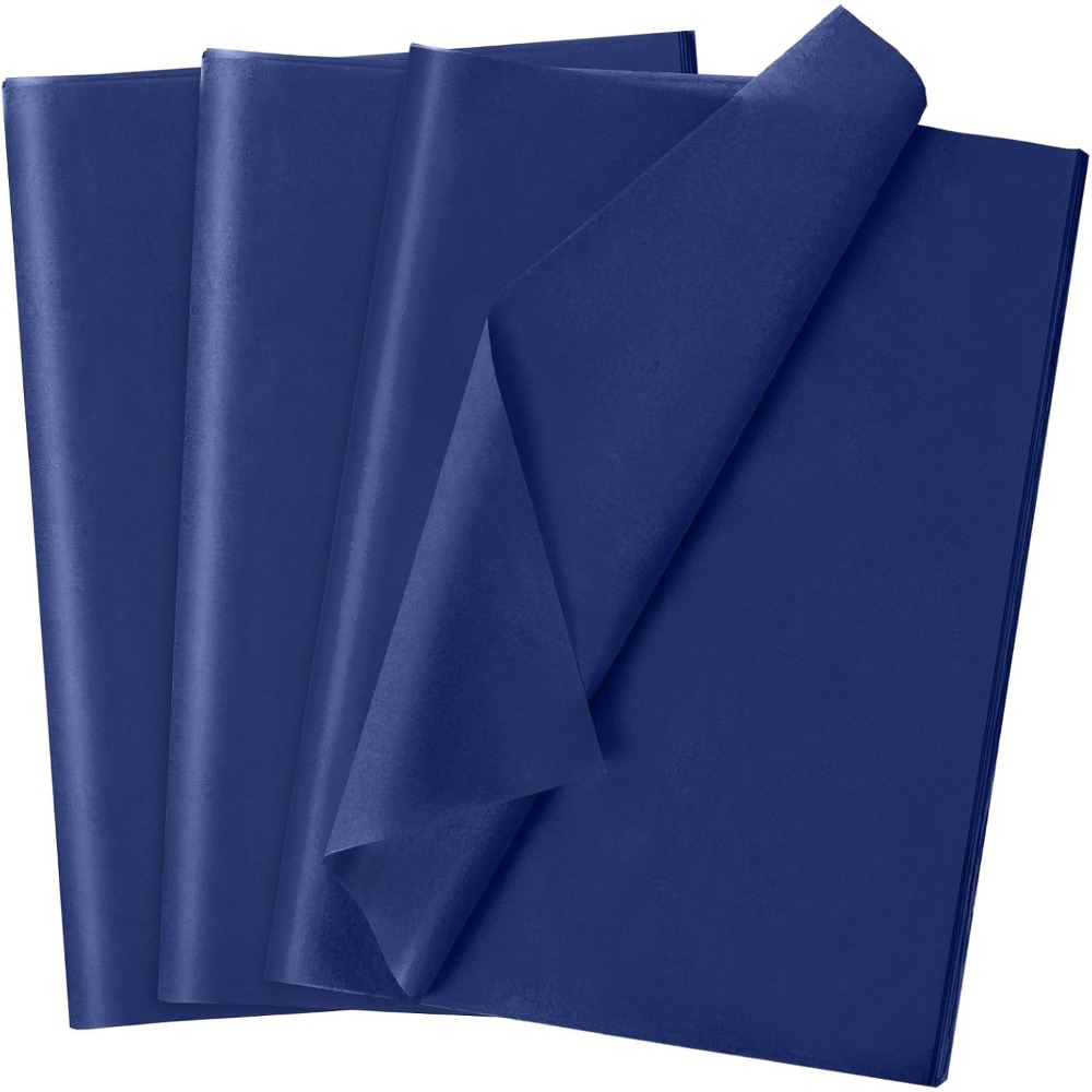 120 Sheets Navy Blue Tissue Pa - Art Craft Gifts 评论和价格