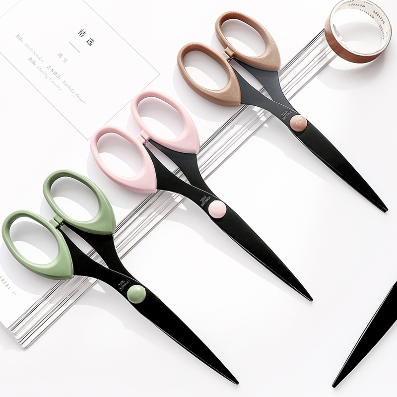 1-5Pcs Morandi Color Scissor S - Art Craft Stationery 评论和价格