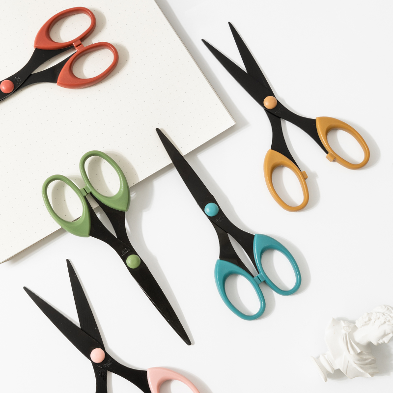 1-5Pcs Morandi Color Scissor S - Art Craft Stationery 评论和价格