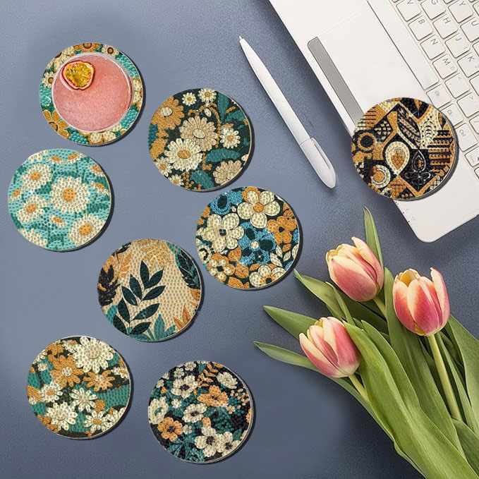 8 Pieces DIY Diamond Painting  - Art Y Craft 评论和价格