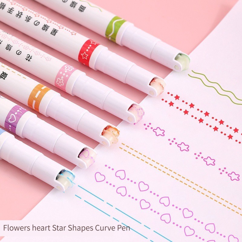 6Pcs Roller Tip Curve Liner Fo - Art Craft Stationery 评论和价格