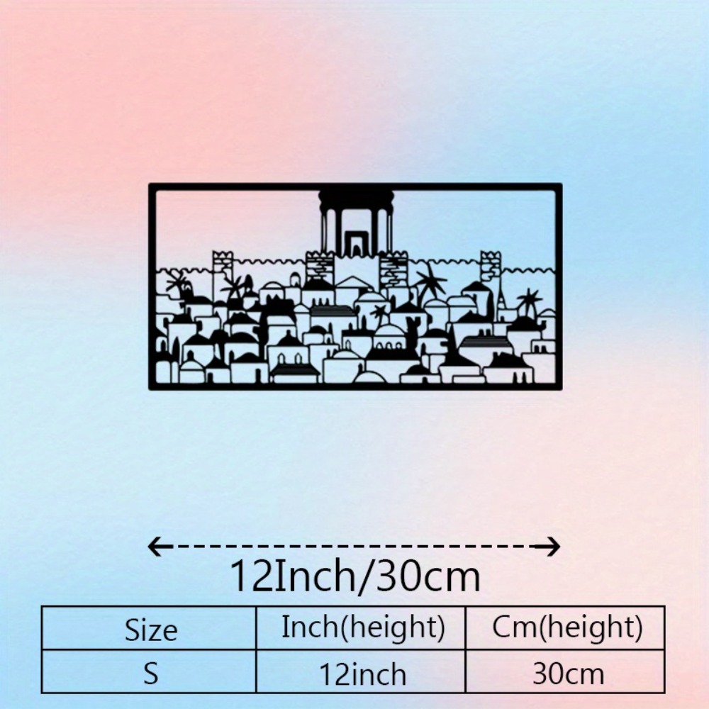 CIFBUY Metal Wall Art Jerusale - Art Craft Gifts 评论和价格