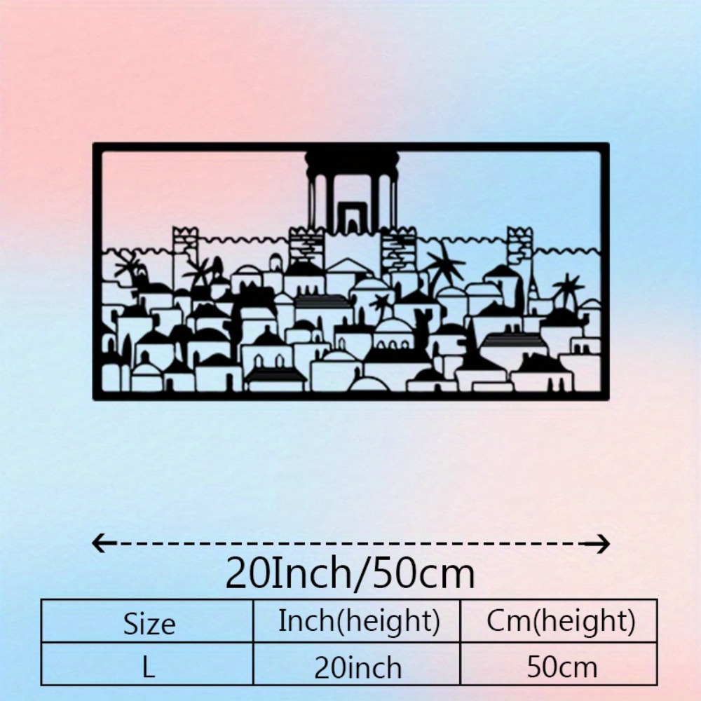 CIFBUY Metal Wall Art Jerusale - Art Craft Gifts 评论和价格