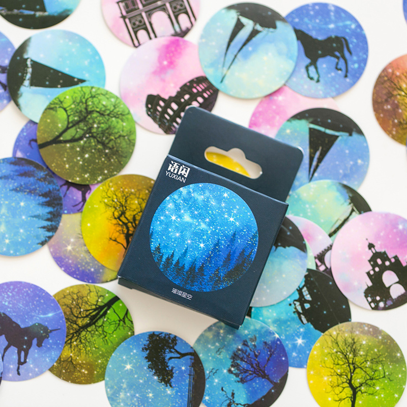 50Pcs/Set Bright Starry Sky Pa - Art Craft For 3 Year Old 评论和价格