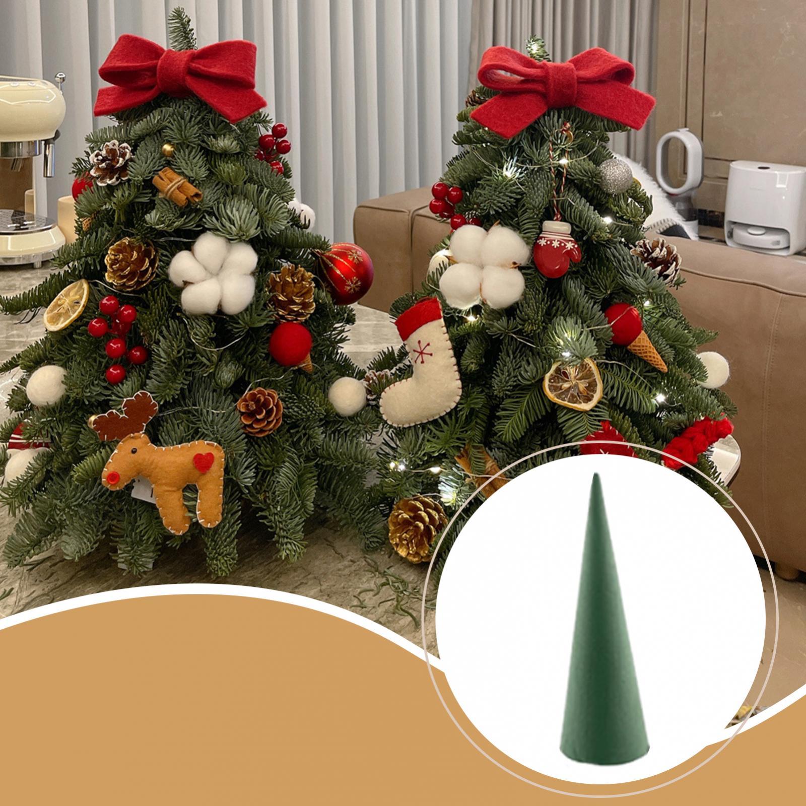 Floral Christmas Tree Cone Ver - Art Craft Holiday 评论和价格