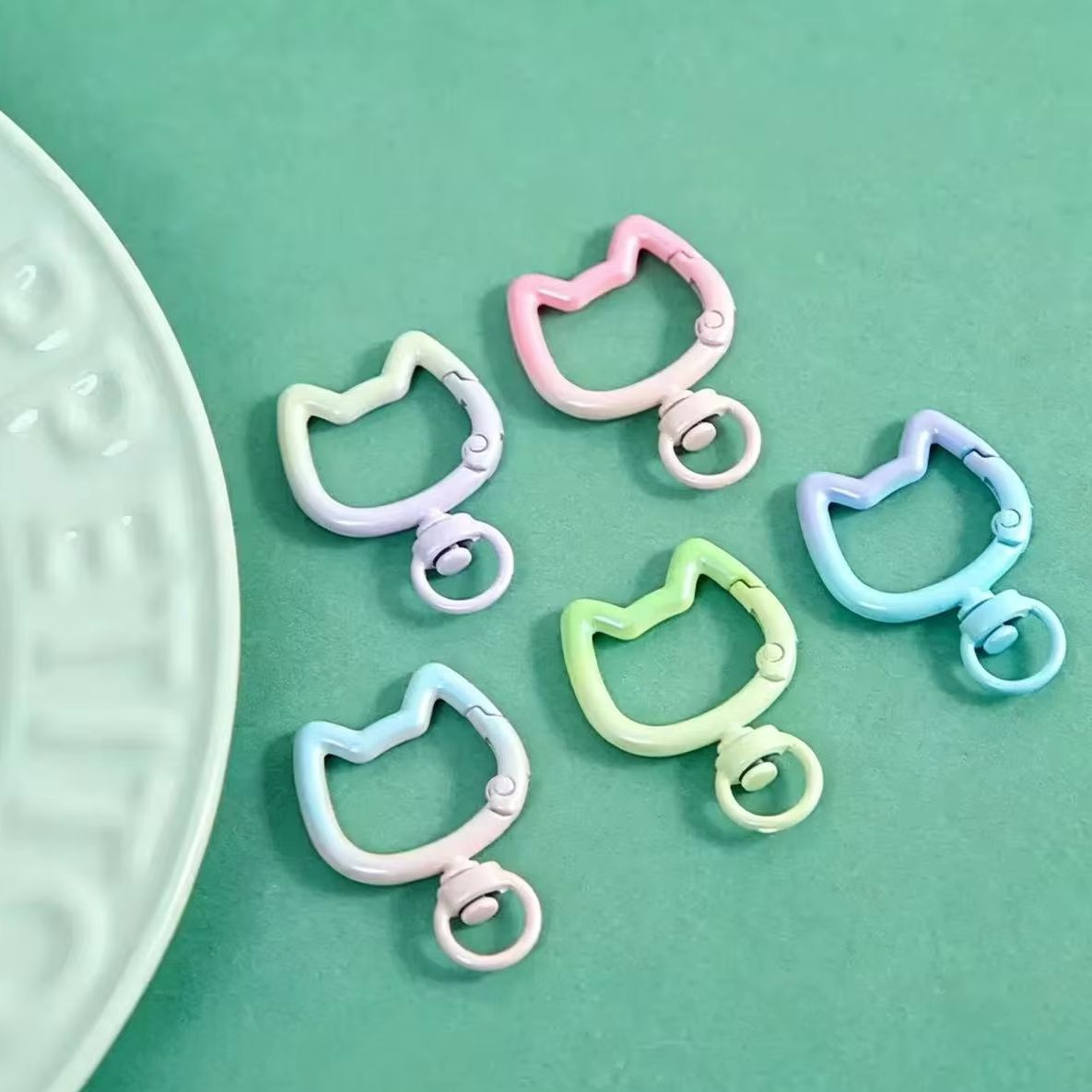 5-10PCS Gradient Cute Cat Clas - Art Craft Gifts 评论和价格