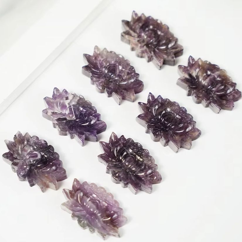 1pc Natural Crystal Amethyst L - Art Craft Holiday 评论和价格