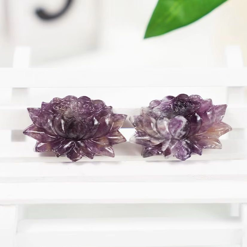 1pc Natural Crystal Amethyst L - Art Craft Holiday 评论和价格