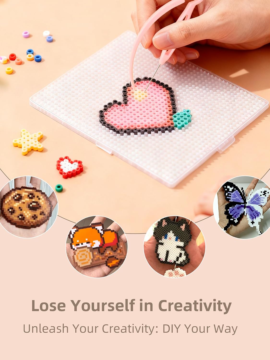 Fuse Beads Kit-Easy DIY-96 Col - Art Craft Kit 评论和价格